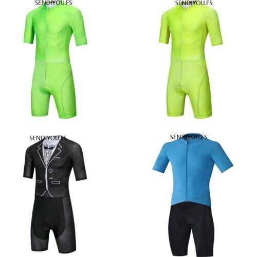 Jersey 2019SENDIYOU.FS triathlon cycling clothing men lycra spandex Summer skinsuit triathlon Lycra 80% Summer