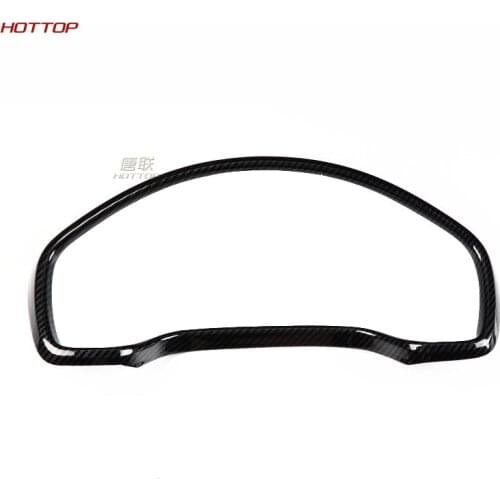 Abs Carbon Fiber Texture Central Console Dashboard Trim Cover Sticker For Honda Crv Cr-v 2017 2018 (Fit For Both Hand Drive)