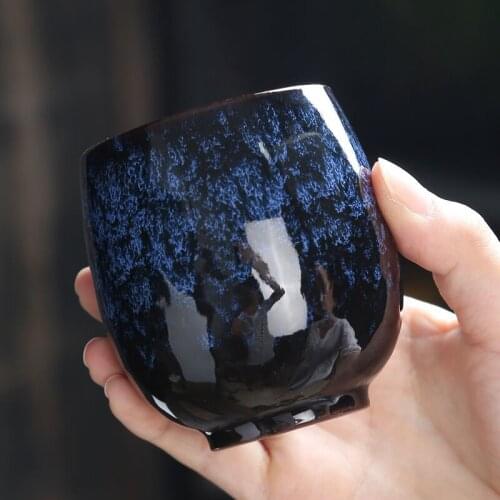 Chinese Ceramic Tea Cup Kiln Change Ceramics Tea Accessories Kung Fu Tea Cup Porcelain Tea Set travel Cup Gift Tea Cup