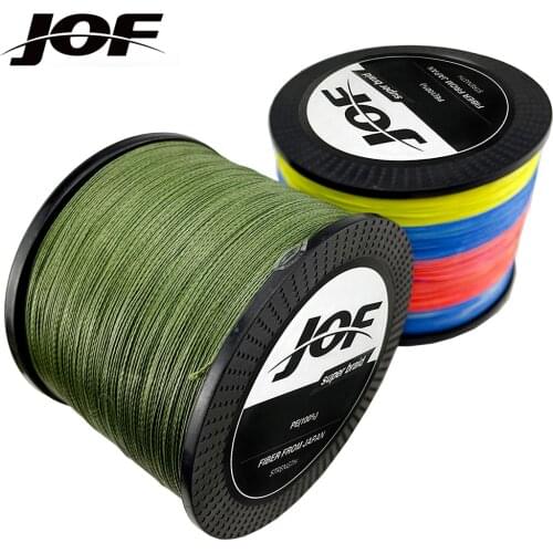JOF 4 Strands Lure Line Braided Fishing Line Pesca Carp Multifilament Fly Wire Japanese PE Line Saltwater 300M 500M 1000M