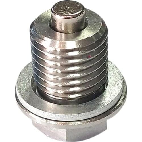 M14*1.5 Magnetic Oil Drain Plug Neo Magnets Oil Drain Sump Nut Drain Bolt Silver Bolts Exterior Parts Auto Replacement Parts