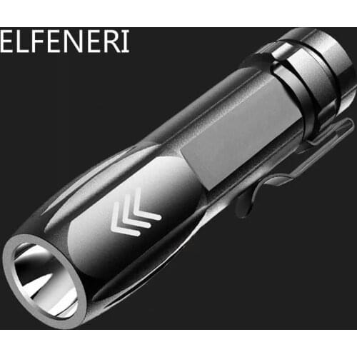 LED Flashlight USB Charging Super Bright Special Forces Shooting Small Mini Portable Multi-functional Household Durable Lamp