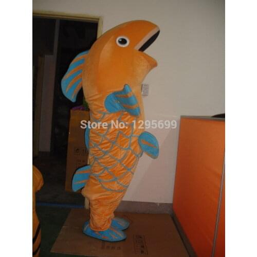 Cartoon halloween adult EVA Head Carp Fish Mascot Costume animal Adult Size HOT SALE