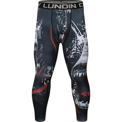Cody Lundin Mens Running Pants New Design Men Digital Printed Sport Leggings