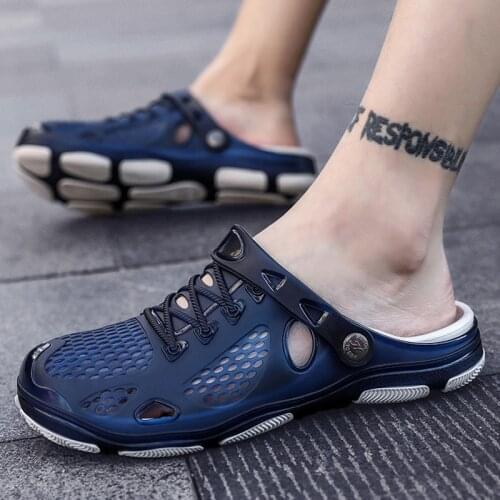 2021 New Men Sandals Summer Flip Flops Slippers Men Outdoor Beach Casual Shoes Cheap Male Sandals Water Shoes Sandalia Masculina