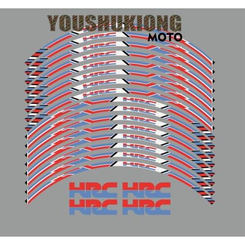 New hot sale Motorcycle tire wheel frame Reflective sticker fit for cbr CBR 600 F2,F3,F4,F4i