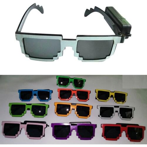 New Glowing Wireless Mosaic Luminous Glasses Hot Sales Luminous Products DJ Bar Night Supplies Festival Gifts