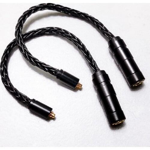 One Pair MMCX/0.78mm Male To HD800 HD800S HD820 HD-800 HD-820 2.5mm/3.5mm Female Headphone lossless conversion Converter Adapter