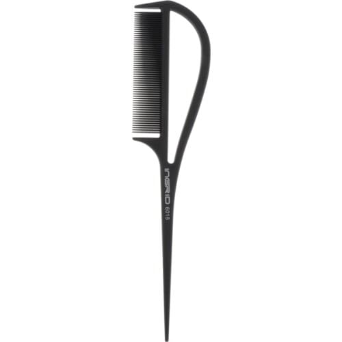 Plastic Anti-static Fine Teeth Rat Tail Teasing Comb Braiding Pintail Comb