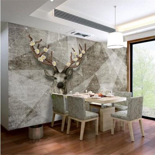 Wellyu Custom wallpaper Modern abstract retro geometric mosaic tv background wall wall papers home decor papier peint