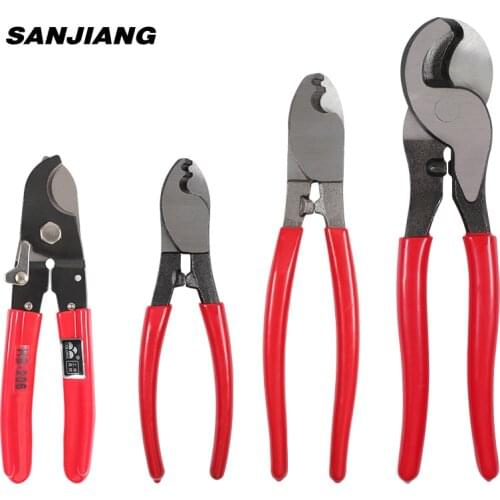 Wire Cutter Hand Tool High Carbon Steel Heavy Duty Cable Cutter Electric Wire Cutting Stripper Plier Tool
