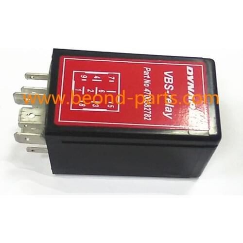 Roller grader VBS relay CC522 524 624 relay 9 Pins Sprinkler relay 4700382782