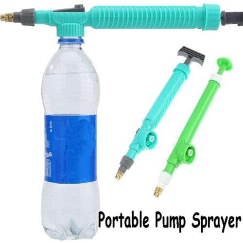 High Pressure Air Pump Manual Sprayer Adjustable Drink Bottle Spray Head Nozzle