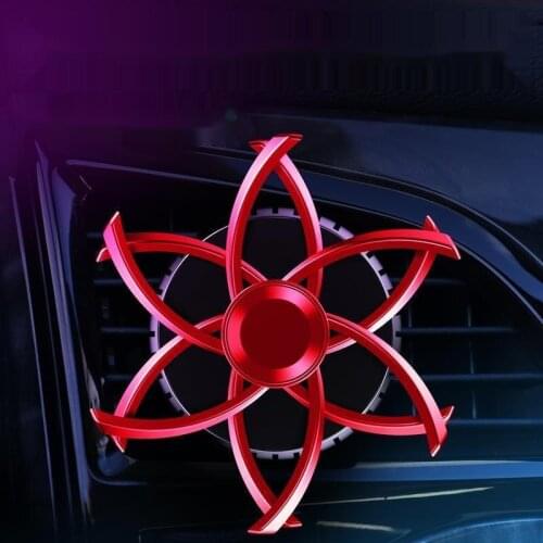 Rotating metal solid aroma diffuser for car vent perfume car air freshener air freshener outlet air freshener clip diffuser