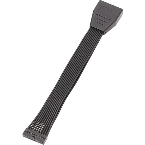 XT-XINTE 15CM USB 3.0 20Pin 19Pin Male to Female Motherboard Cable Adapter Computer Cable Connector 26AWG