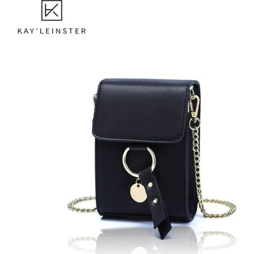 WomenS Leather Shoulder Trend Bag Viney Mobile Phone Bag 2021 New Mini Fashion Vertical Crossbody Bag