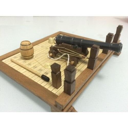 1/30 Ancient ship gun scene model building kit