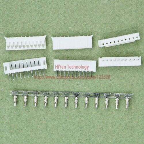 50sets/lot) PH2.0 10P 10Pin 180degrees PH Connector Pitch:2.0MM 10A 180 degree Pin Header + Terminal + Housing PH2.0-10P