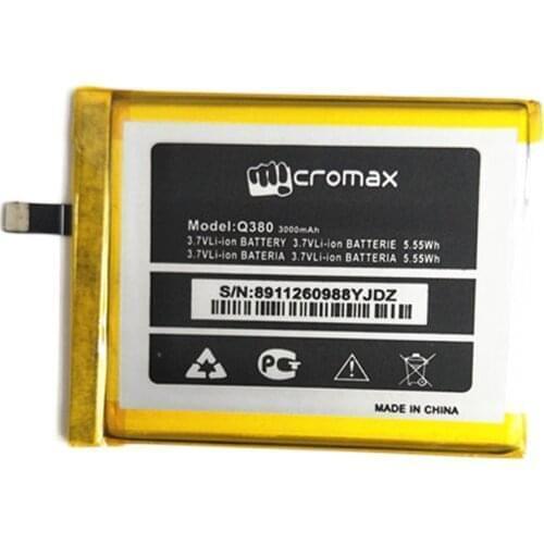 Phone Battery For Micromax Q380 Battery 3000mAh High Quality Mobile Phone Accumulator