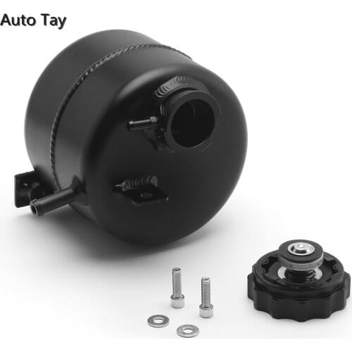 Aluminum Coolant Header Expansion Overflow Water Tank & Cap Reservoir Can Car Accessories for 02-08 BMW Mini Cooper S R52 R53