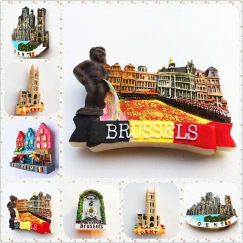 Belgium Australia Austria Holland Barcelona Spain Fridge Magnets Columbus Granada Ibiza Sevilia Maalaga Souvenir Refrigerator Ma