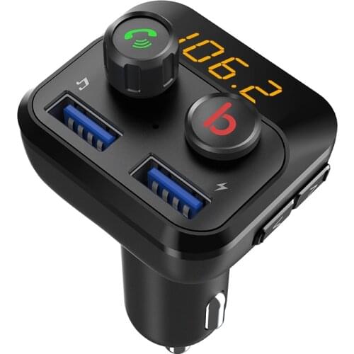 Wireless Bluetooth FM Transmitter 5.0 Hands-free Car Kit FM Transmitter