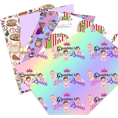 David accessories 20*33cm Litchi Faux Leather Fabric for Bows Synthetic Leather Fabric Patchwork DIY Handmade Materials,1Yc11460