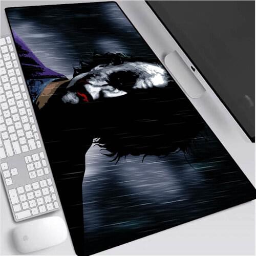 Hunter Hisoka Clown Killer Gaming Mousepad Large Anime Lockedge 90x40/80x30MM XXL Desktop Computer Keyboard Rubber Anti-Skid Pad
