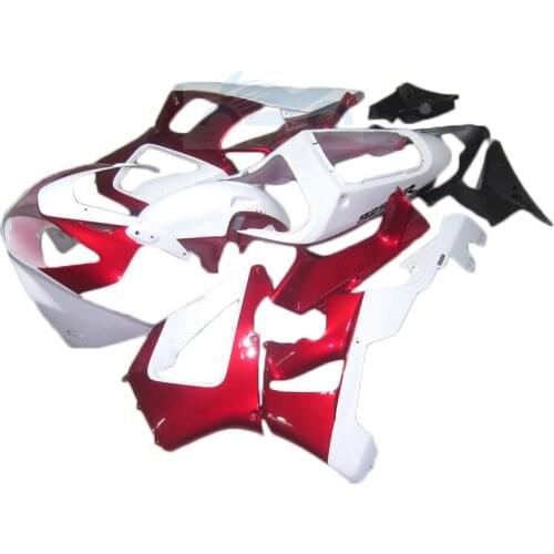Free Custom Injection Bodyworks Fairing kits for Honda CBR900RR CBR929RR 2000 2001 red white set CBR 929 RR 00 01 RM34