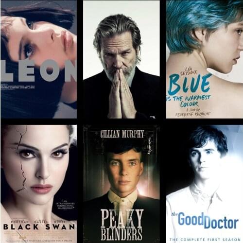 Buy three to send one Classic film Black Swan/Peaky Blinders/The Good Doctor vintage kraft poster drawing room decoration