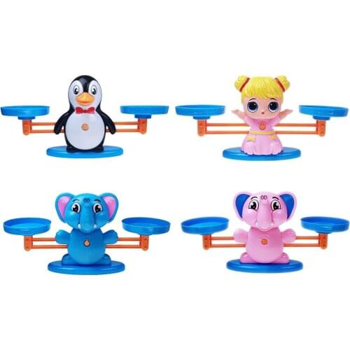 Math Balance Game Counting Toys Balance Preschool Math Games Number Learning Toy for Kindergarten