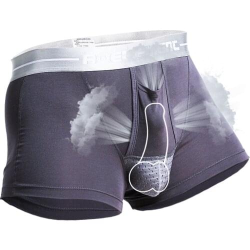 Men’s Breathe boxer Underwear Comfortable mens underpants Bullet Separation Scrotum Physiological underwear men