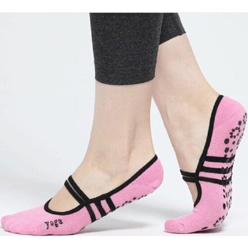 Antiskid Yoga Socks Slipper Women Professional Non Slip Rubber Dots Cycling Socks Latex Pilates Ballet Dance Socks