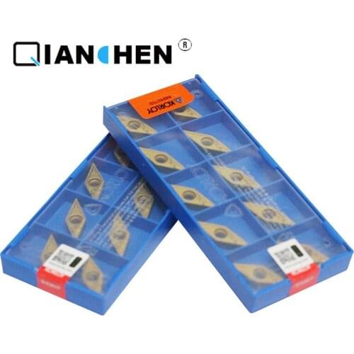 Original Korea Korloy VBMT160404-HMP NC3020 VBMT160404-HMP NC3030 VBMT160404-HMP NC3120 (10pcs/lot)Internal turning tool Inserts