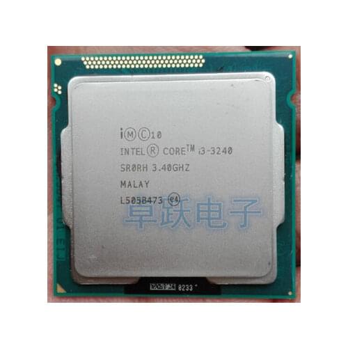 Original Intel I3 3240 Processor Dual-Core 3.4GHz LGA 1155 TDP 55W 3MB Cache i3-3240