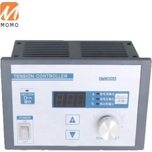 Manual tension controller for industrial rewinding and unwinding machines