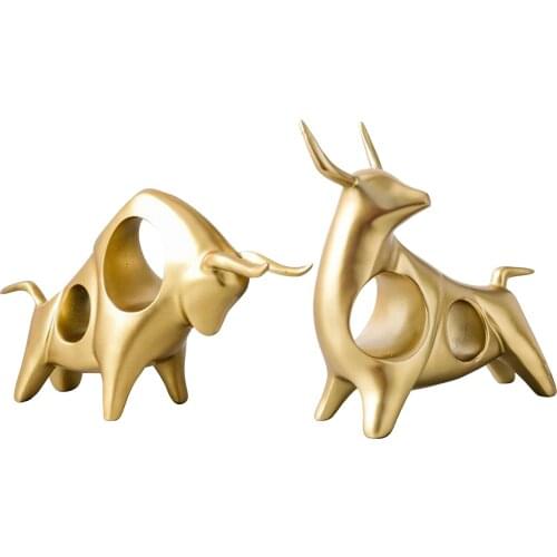 Sculpture Year of The Ox Ornament Figurine Statue Tabletop Artwork