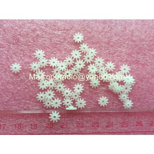 Brand new gear 10 teeth CD mechanism drive gear QSS200 gear for Mazda Toyota Car CD gear repair parts 5pcs/lot