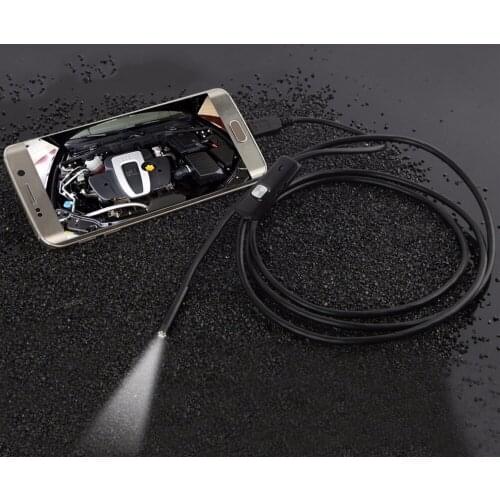 6 LED 7mm 3/3.5/5m Lens USB Inspection Endoscope Camera Snake Tube IP67 Waterproof Borescope For Android For PC