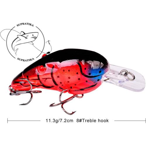 11.3g/72mm Artificial Crank Professional Plastic Fishing Bait Anti-Corrosion Bionic High Quality Fishing Lure Hard Bait