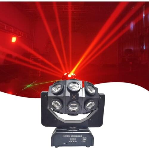 18X12W Rgbw 4in1 Led Beam Moving Head With 100Mw Red Laser 50Mw Green Laser Disco Light