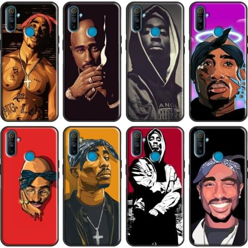 2Pac Tupac Shakur Rap Rapper Soft For OnePlus 8T 7T Nord 7 8 Pro Case For OPPO Realme GT 6 7 X2 X7 Pro XT C15 C11 C3 Cover