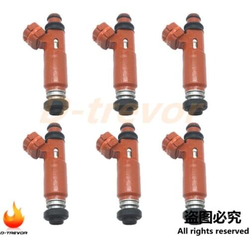 6Pcs 195500-3020 Fuel Petrol Injector Nozzle for Mazda 323 Demio Mk8 1.3L
