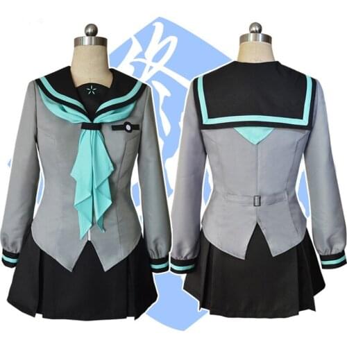 Free shipping Anime Seraph of the end Cos Hiiragi Shinoa Cosplay Halloween woman School uniform Cosplay costume