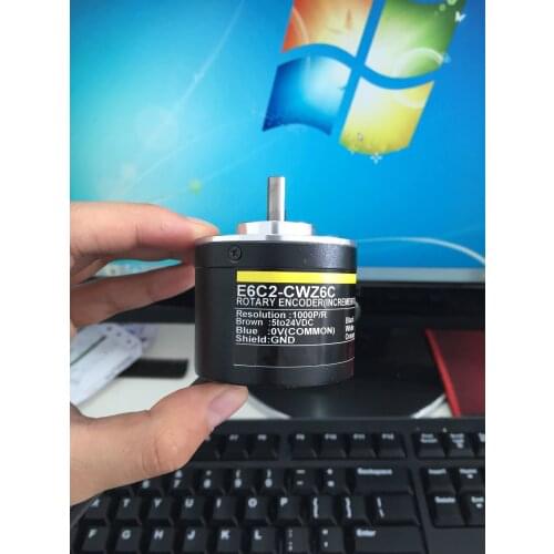 Freeshipping Photoelectric encoder E6C2-CWZ6C 1000P / R Warranty is not lost for one year