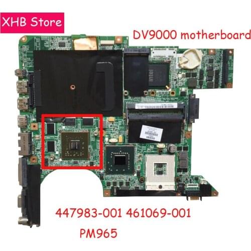 Free CPU 447983-001 461069-001 for HP Pavilion dv9000 DV9500 DV9700 laptop Motherboard