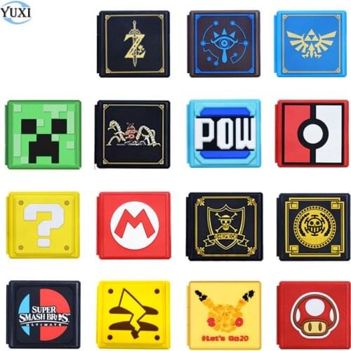 YuXi Game Cards box Portable Case For Nintend Switch Shockproof Hard Shell Storage Box For Nintend Switch NS NX Game Card Case