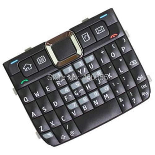 Black New Housing Home Function Main Keypads Keyboards Buttons Cover Case For Nokia E71 , Free Shipping with tracking