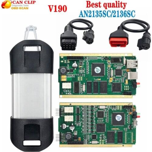 FOR Renault Can Clip V207 Full Chip CYPRESS AN2131QC AN2135SC Dialogys+Pin Extractor+Reprog OBD Scanner Car Diagnostic Interface