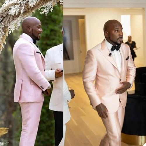 Handsome Wedding Groom Tuxedos Custom Made Classic Peaked Lapel 2 Pieces Suits Party Prom Groomsmen Blazer